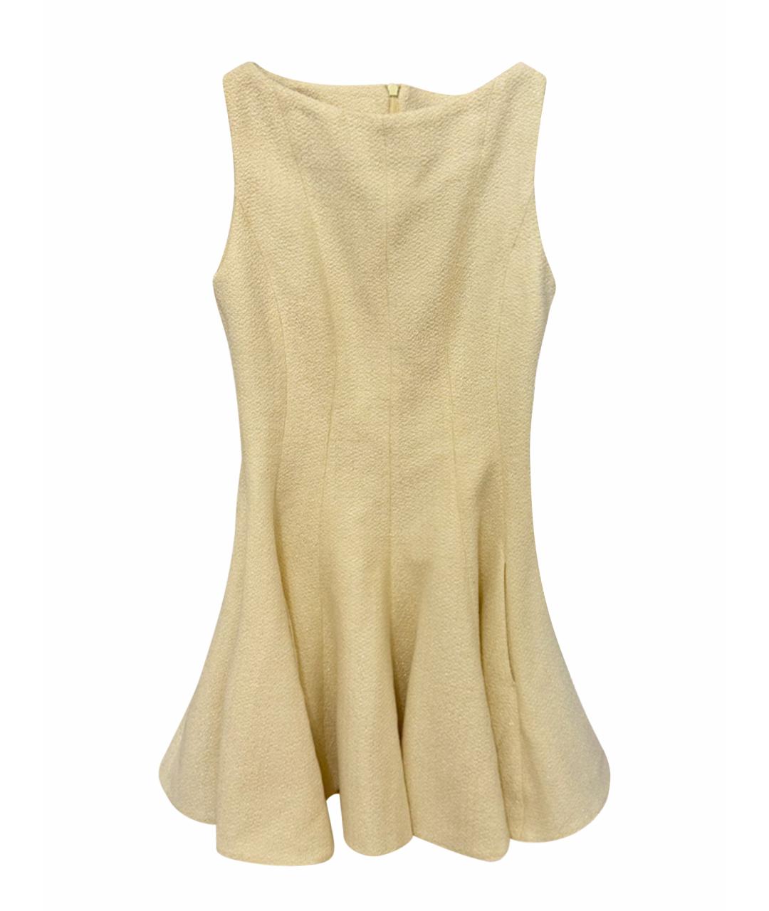 MAJE Золотое коктейльное платье, фото 1