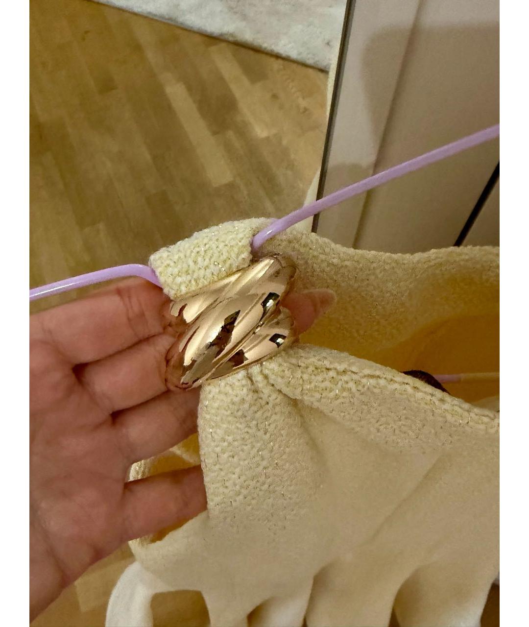 MAJE Золотое коктейльное платье, фото 3