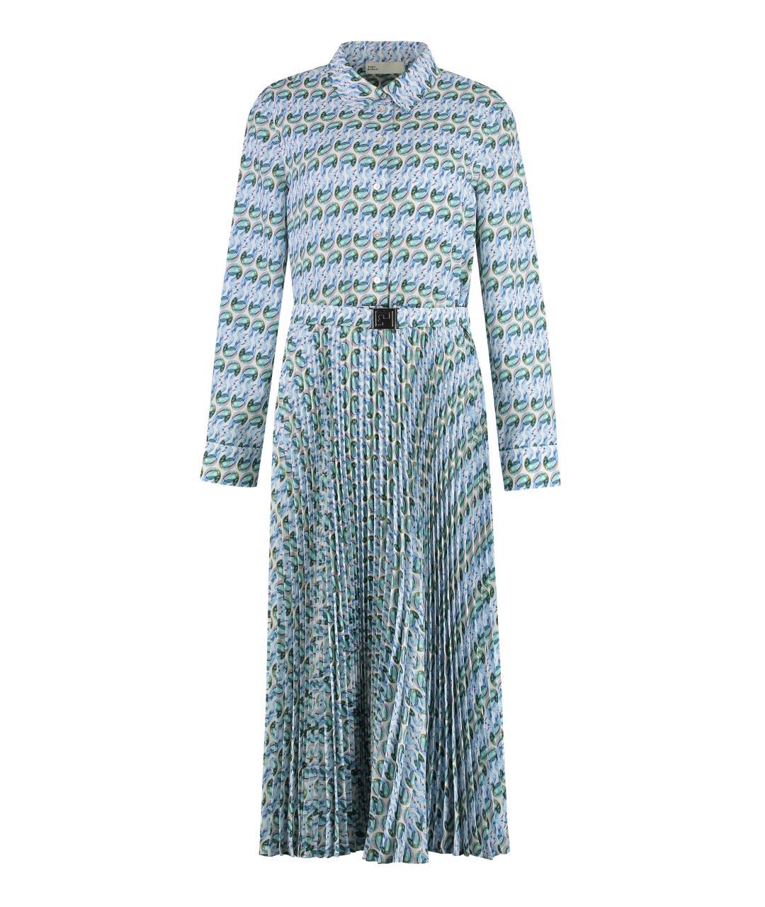 TORY BURCH Мульти полиэстеровое повседневное платье, фото 3