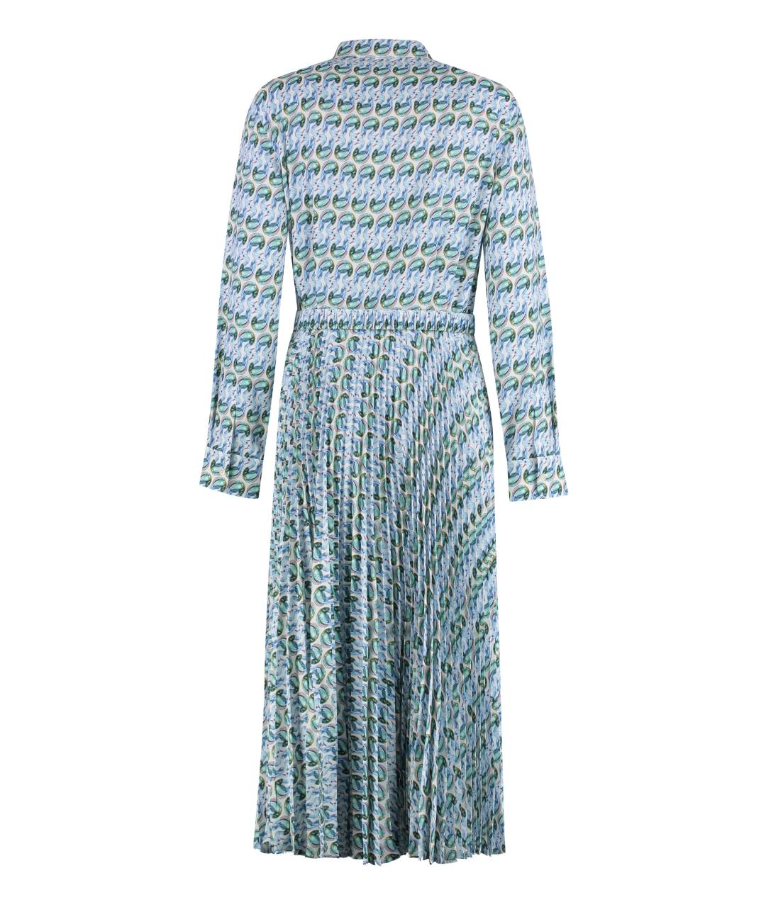 TORY BURCH Мульти полиэстеровое повседневное платье, фото 2