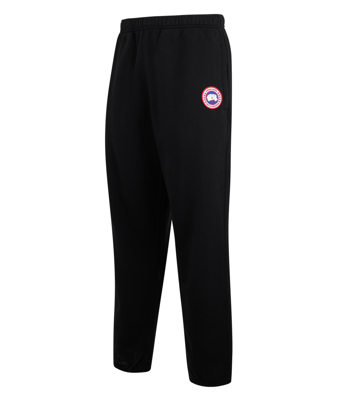 CANADA GOOSE Черные хлопковые повседневные брюки, фото 3