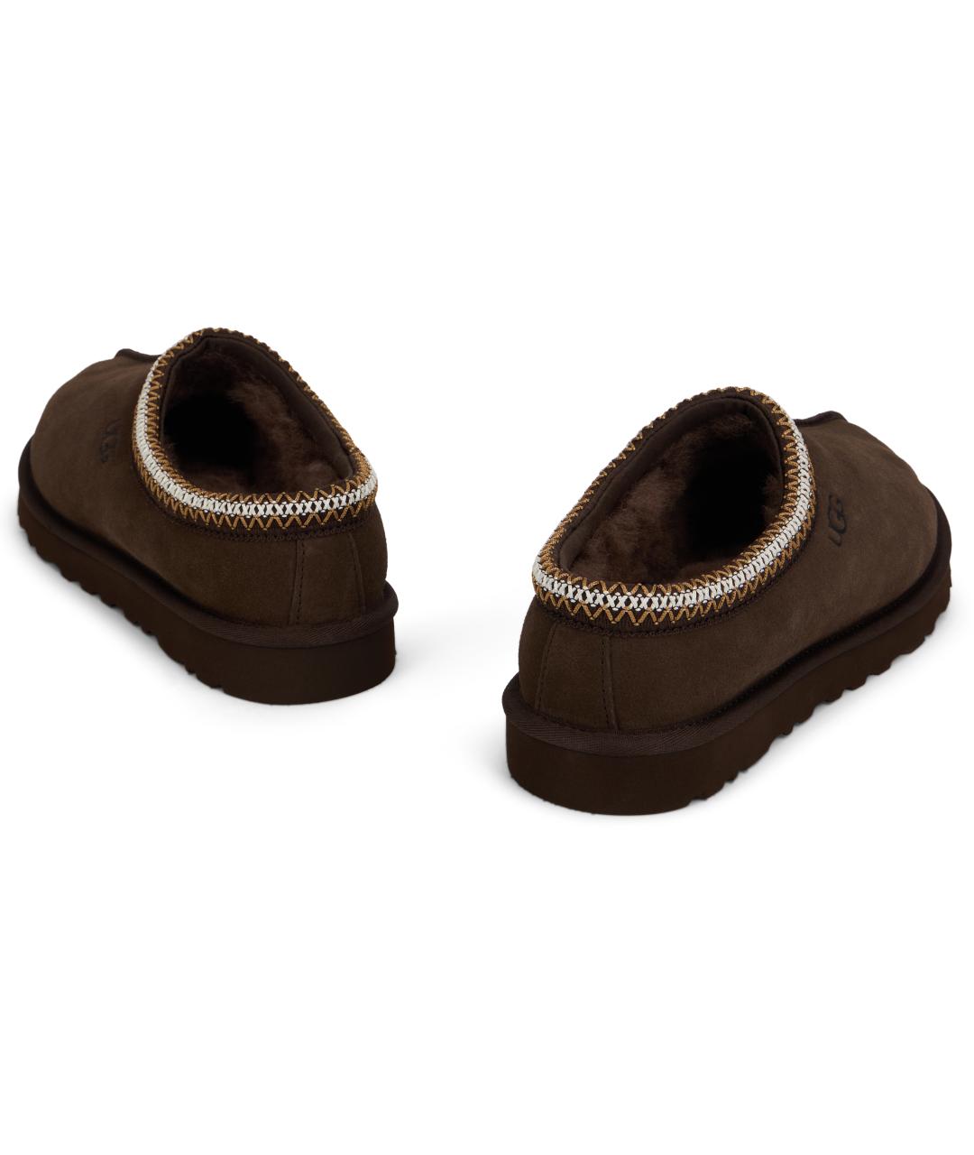 UGG AUSTRALIA Коричневые кожаные низкие ботинки, фото 3