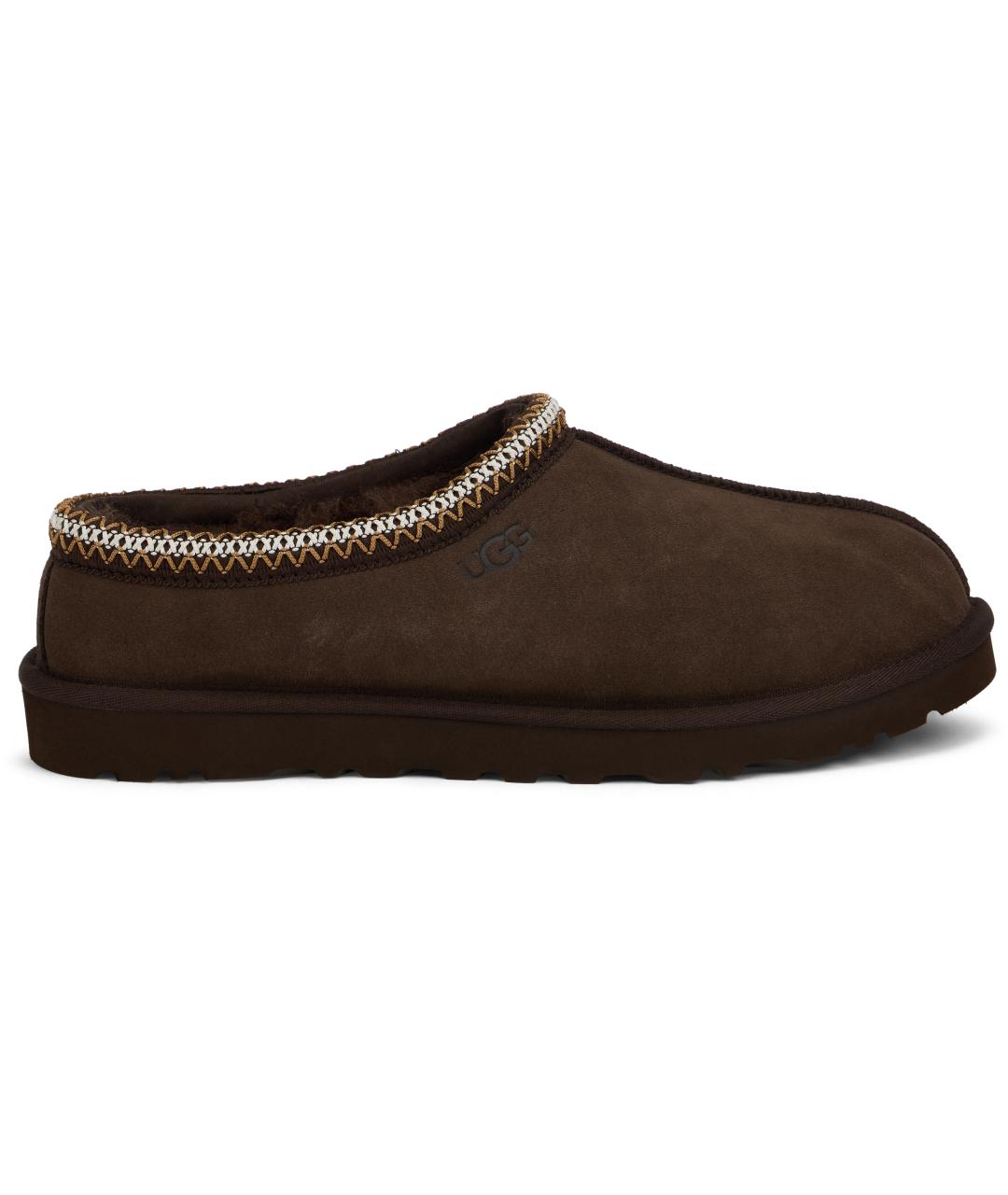 UGG AUSTRALIA Коричневые кожаные низкие ботинки, фото 1