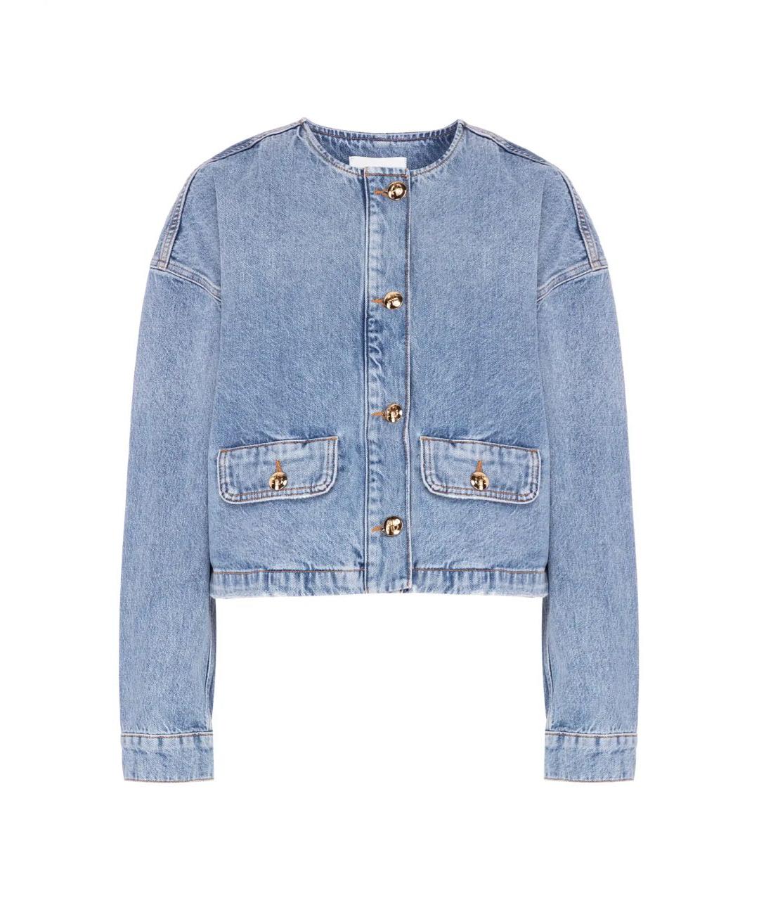 ANINE BING Синяя хлопковая куртка, фото 4