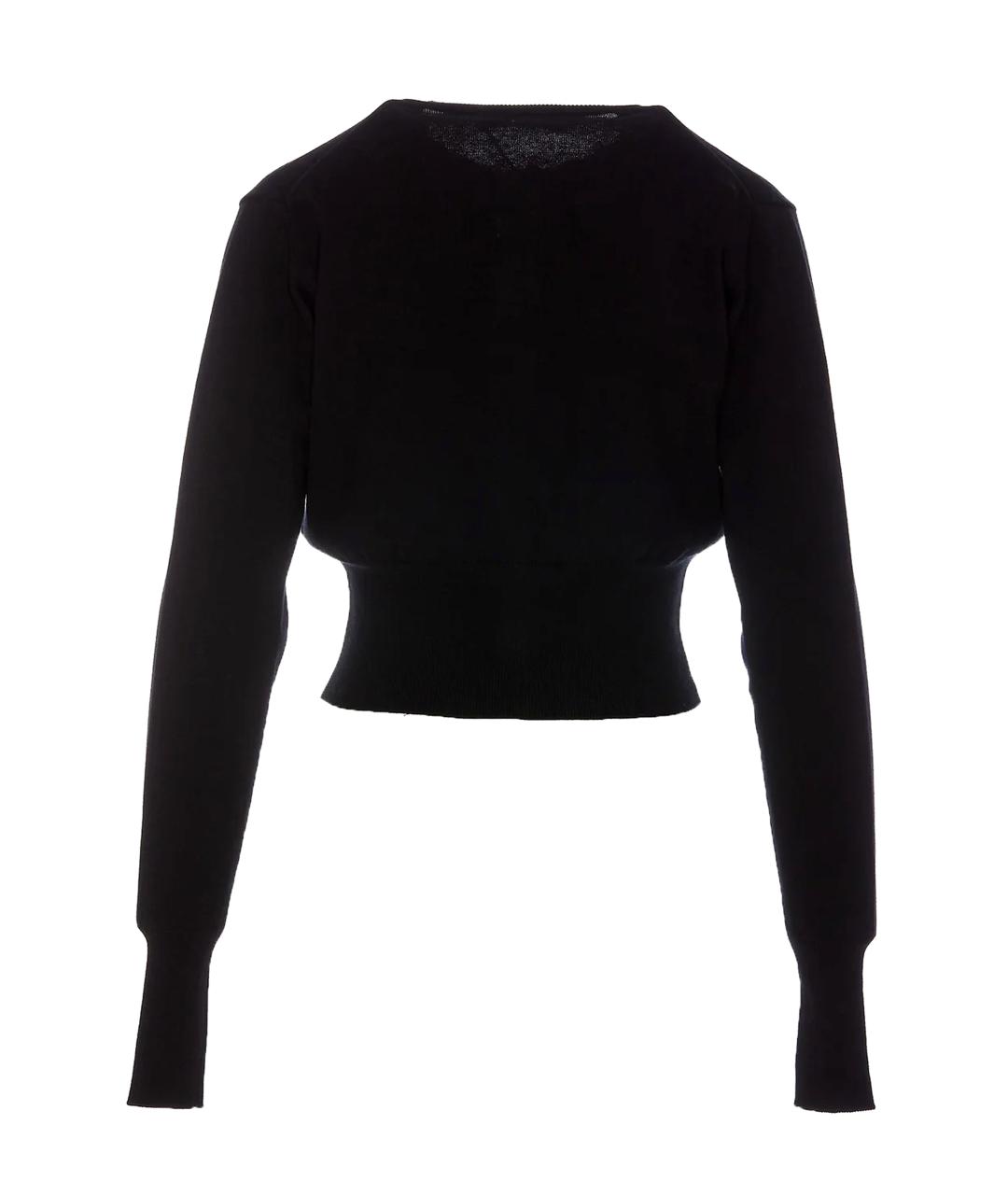 VIVIENNE WESTWOOD Черный шерстяной кардиган, фото 2