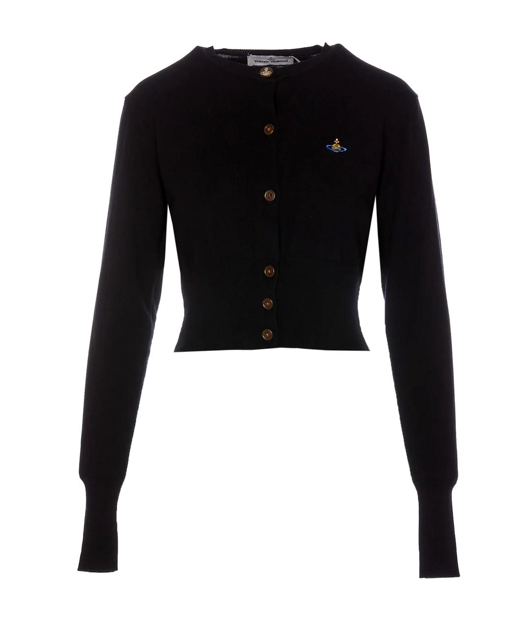 VIVIENNE WESTWOOD Черный шерстяной кардиган, фото 1