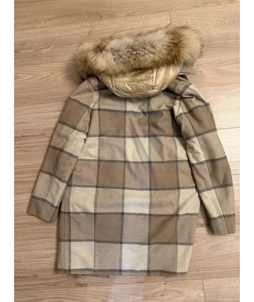 WOOLRICH Бежевое пальто, фото 2