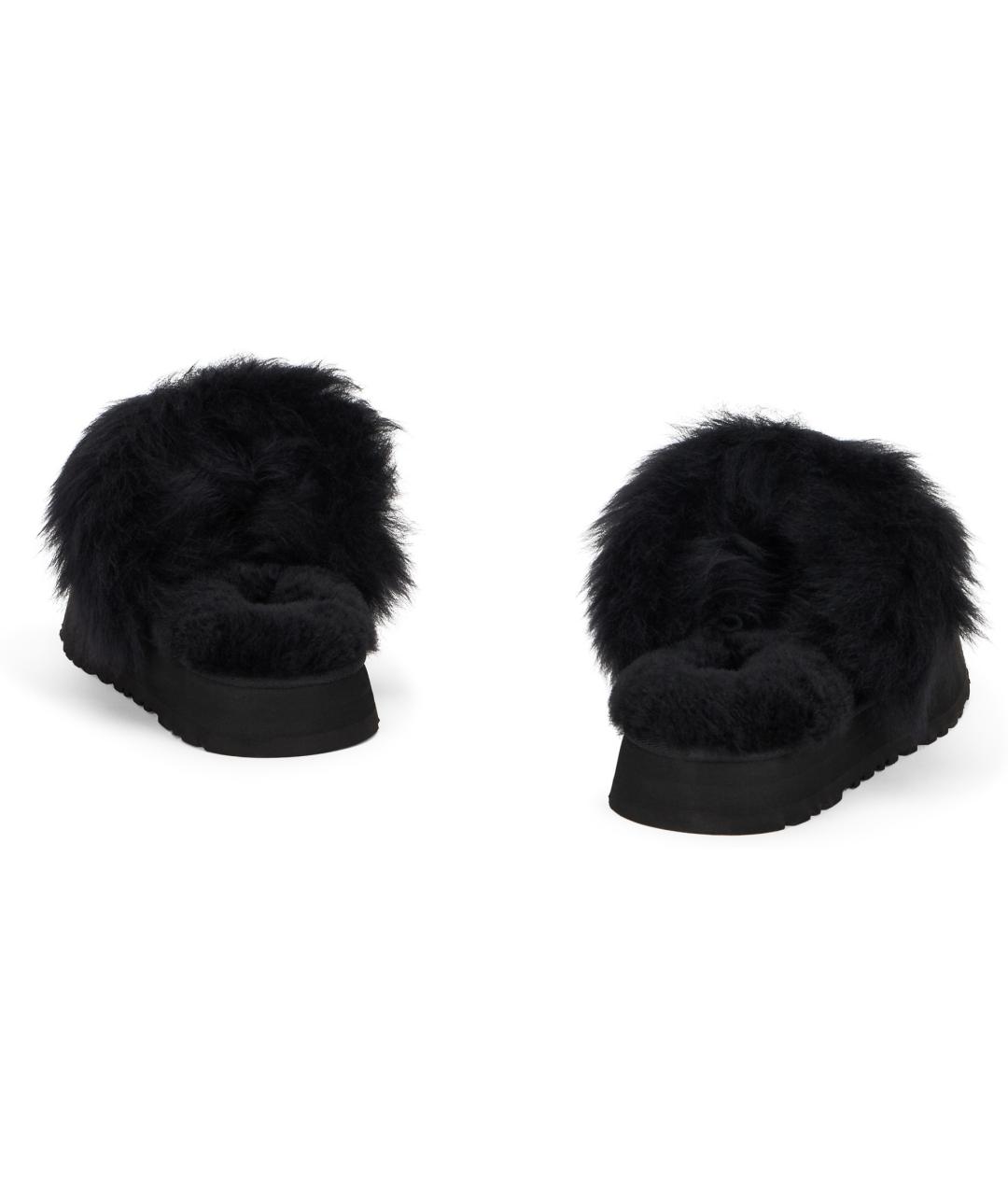 UGG AUSTRALIA Черные шлепанцы, фото 3