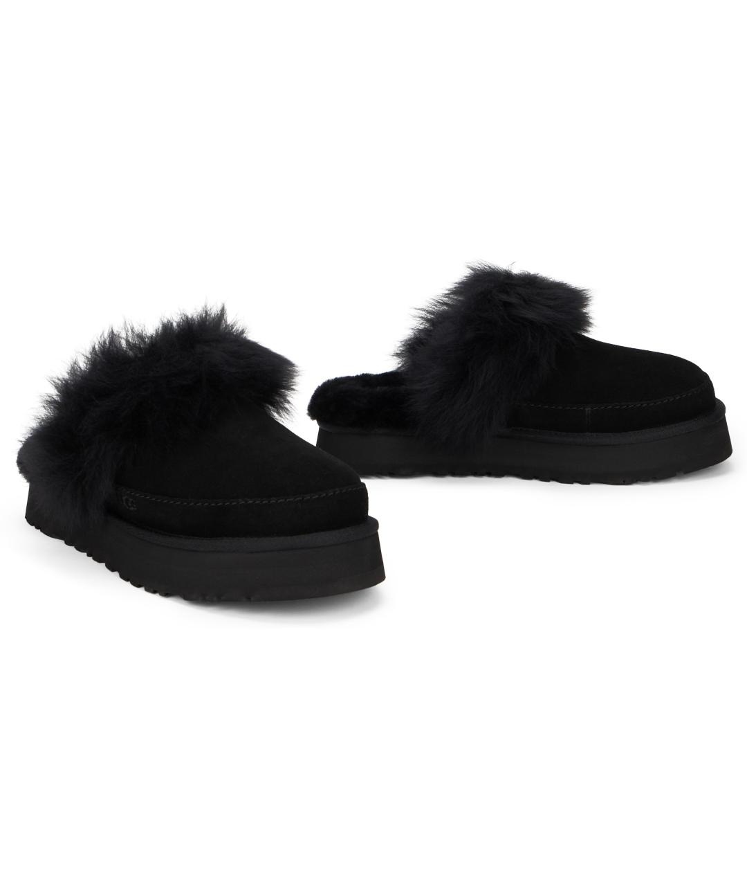 UGG AUSTRALIA Черные шлепанцы, фото 2