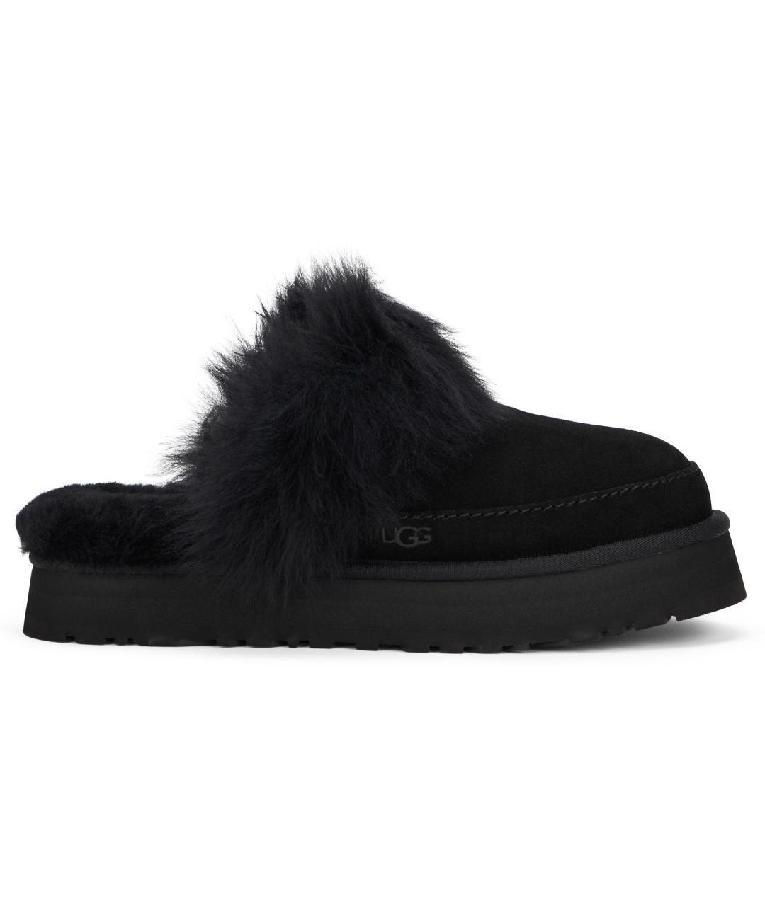 UGG AUSTRALIA Черные шлепанцы, фото 1