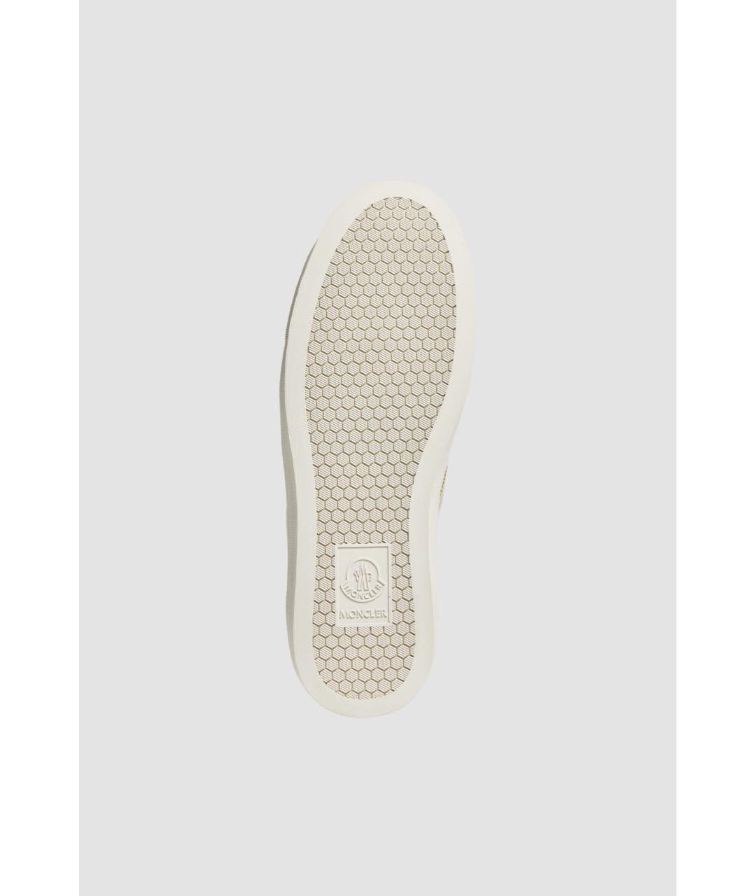 MONCLER Кожаные кеды, фото 6