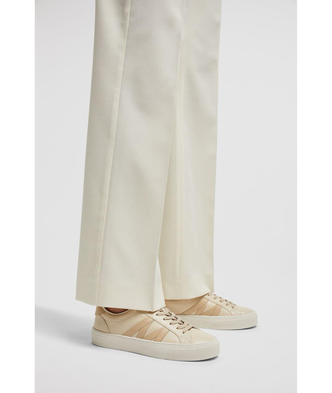 MONCLER Кожаные кеды, фото 2