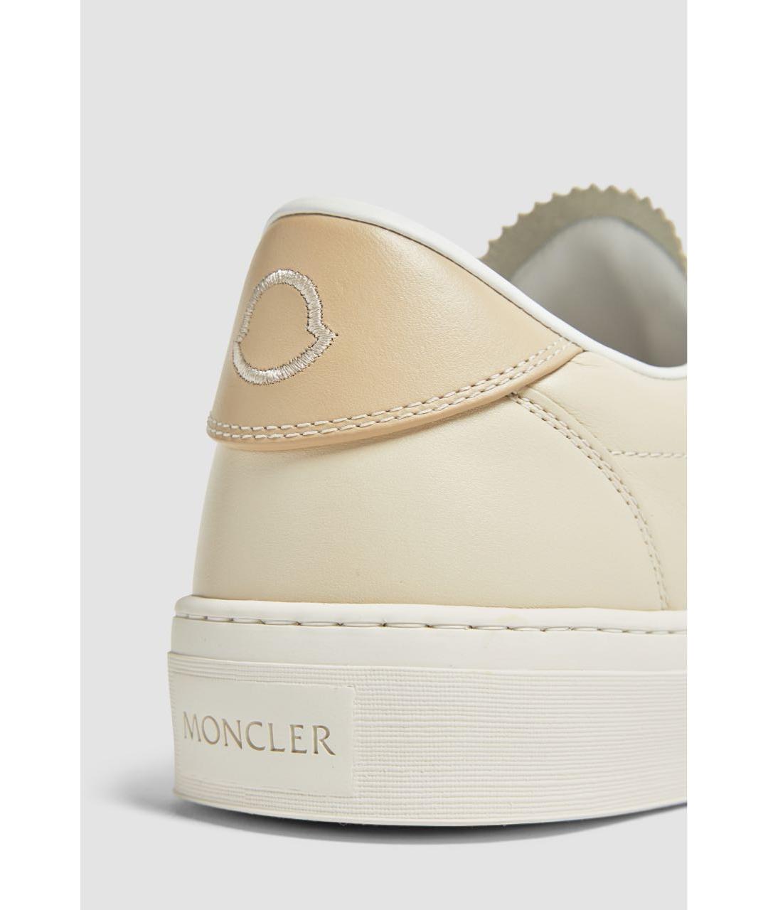 MONCLER Кожаные кеды, фото 4