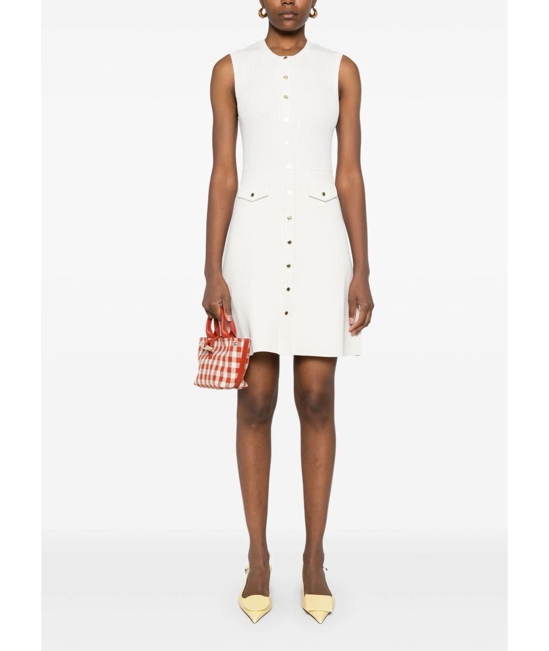 SANDRO Белое повседневное платье, фото 3