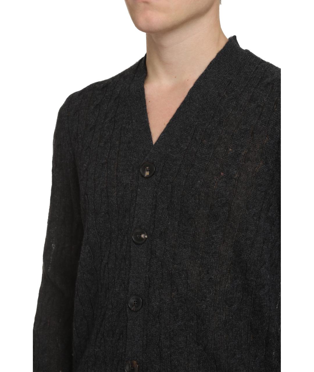 ETRO Серый кашемировый кардиган, фото 5