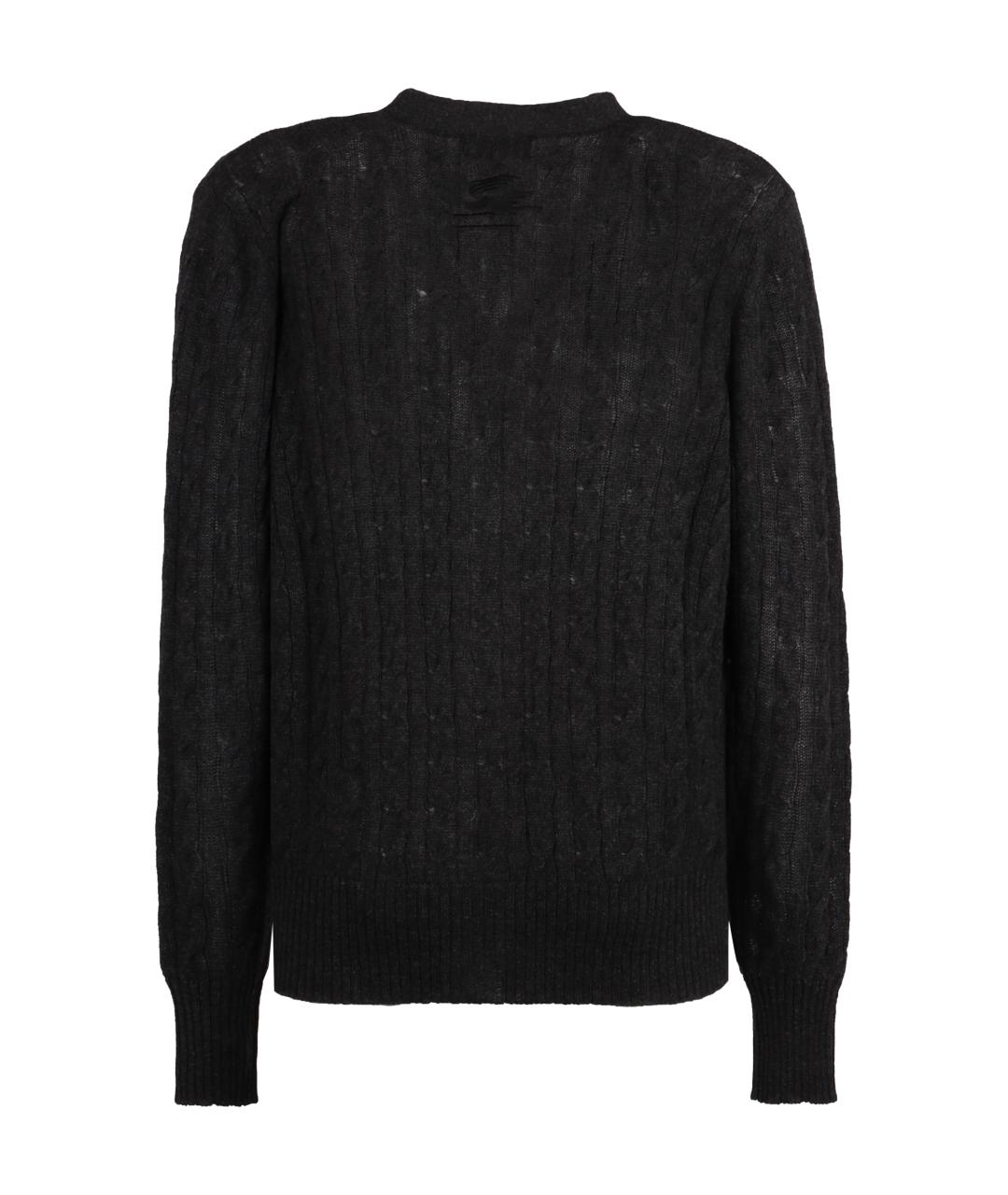 ETRO Серый кашемировый кардиган, фото 2