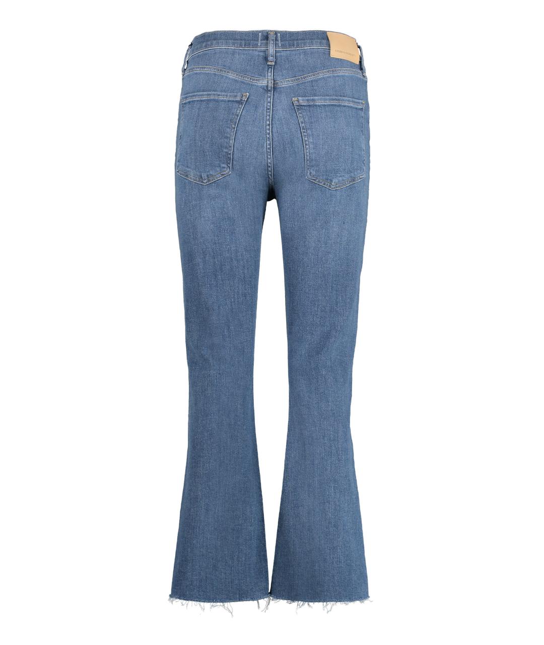 Citizien Of Humanity Синие хлопко-полиэстеровые джинсы клеш, фото 2