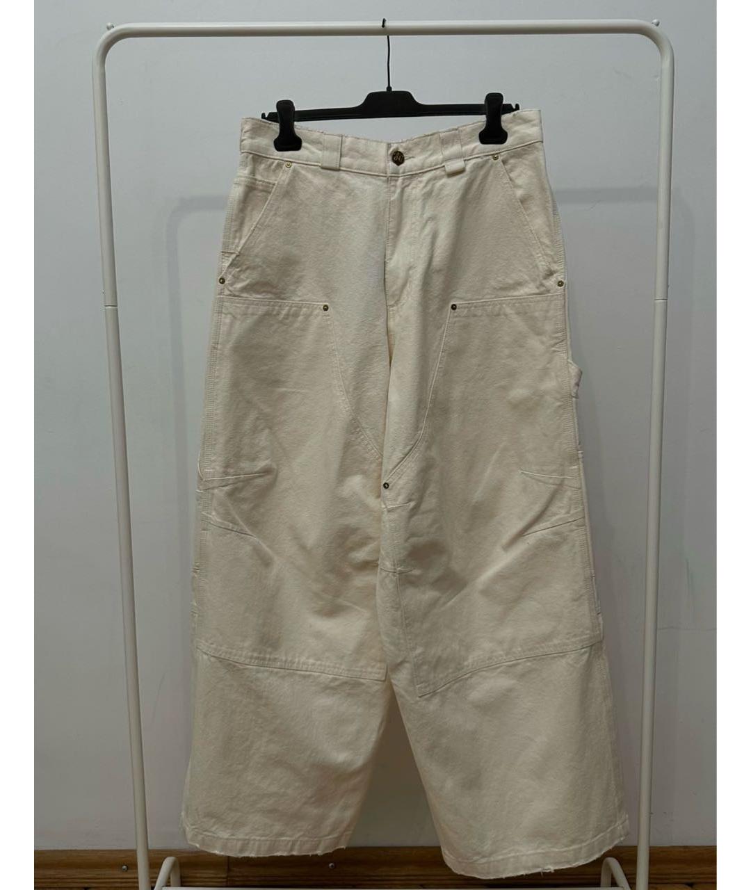 WILLY CHAVARRIA Бежевые хлопковые джинсы, фото 6