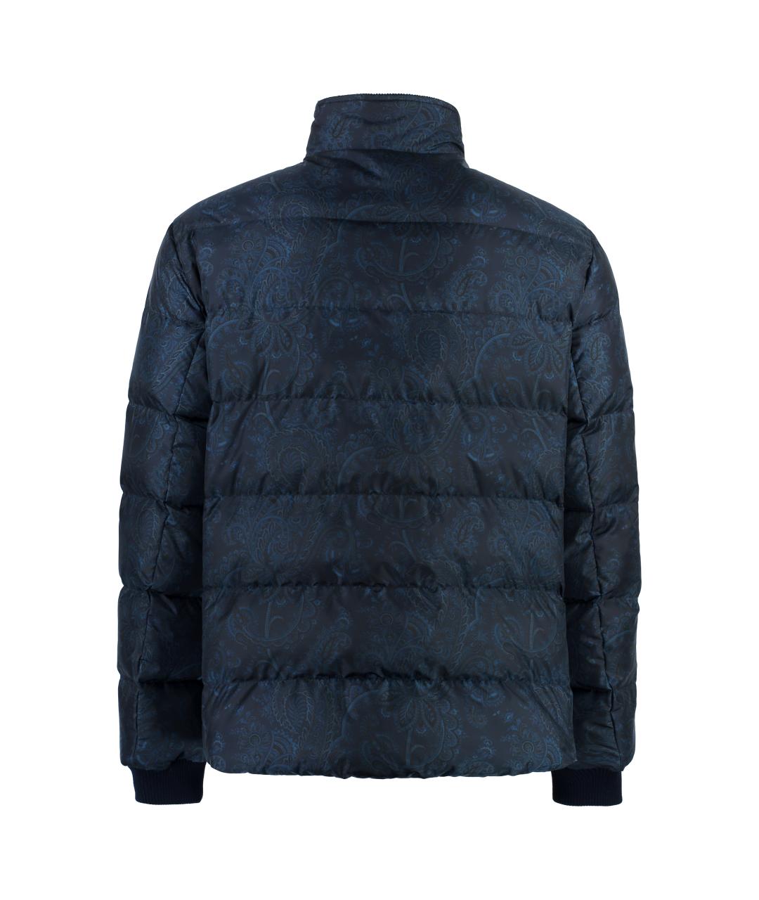 ETRO Синий полиамидовый пуховик, фото 2