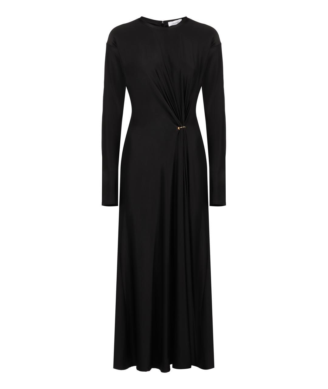 PACO RABANNE Черное вискозное вечернее платье, фото 3