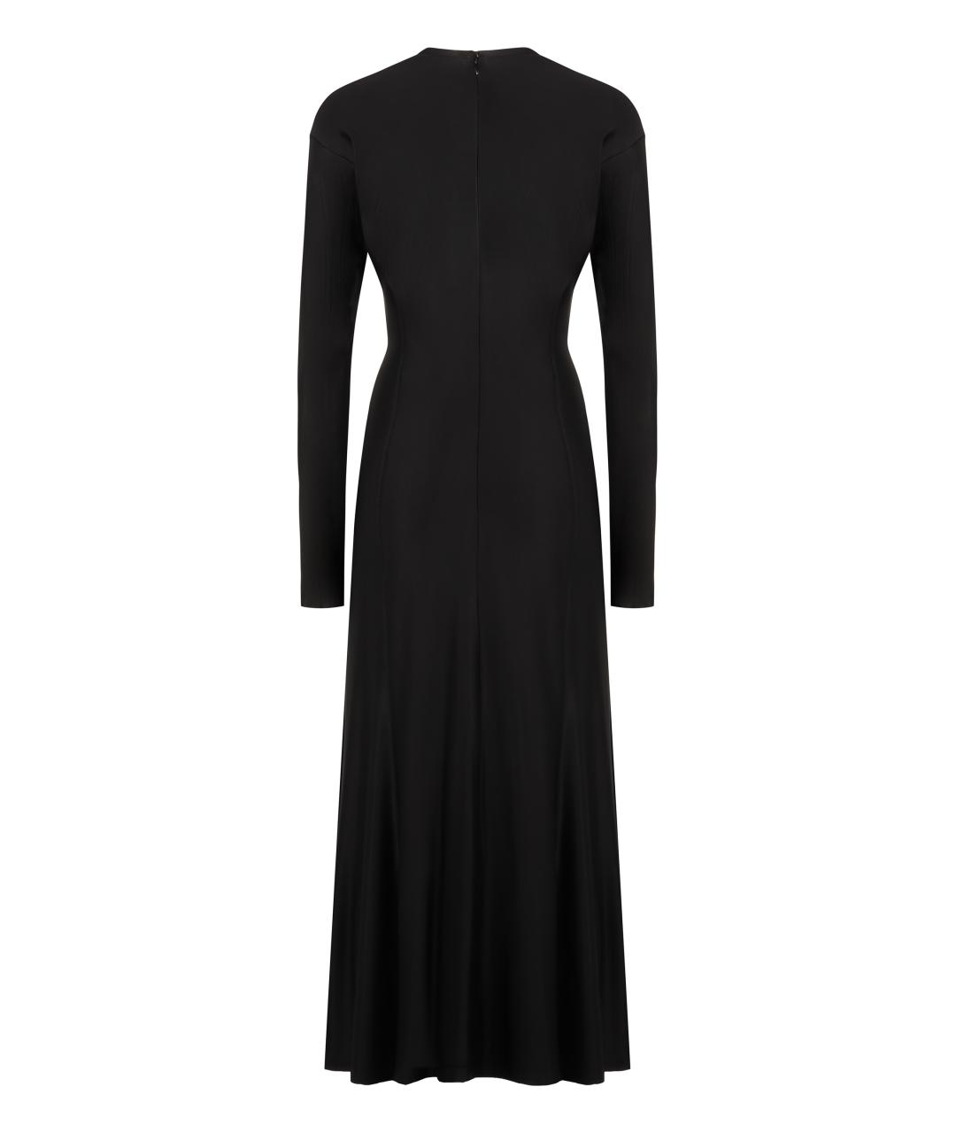 PACO RABANNE Черное вискозное вечернее платье, фото 2