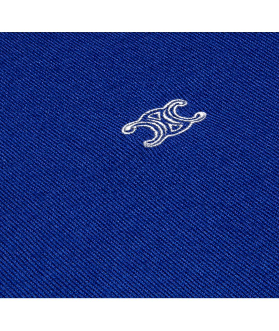 CELINE Синий кашемировый джемпер / свитер, фото 4