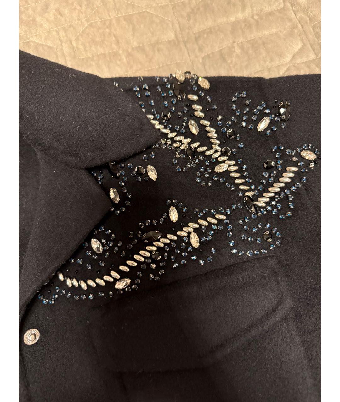 SANDRO Черное шерстяное пальто, фото 4