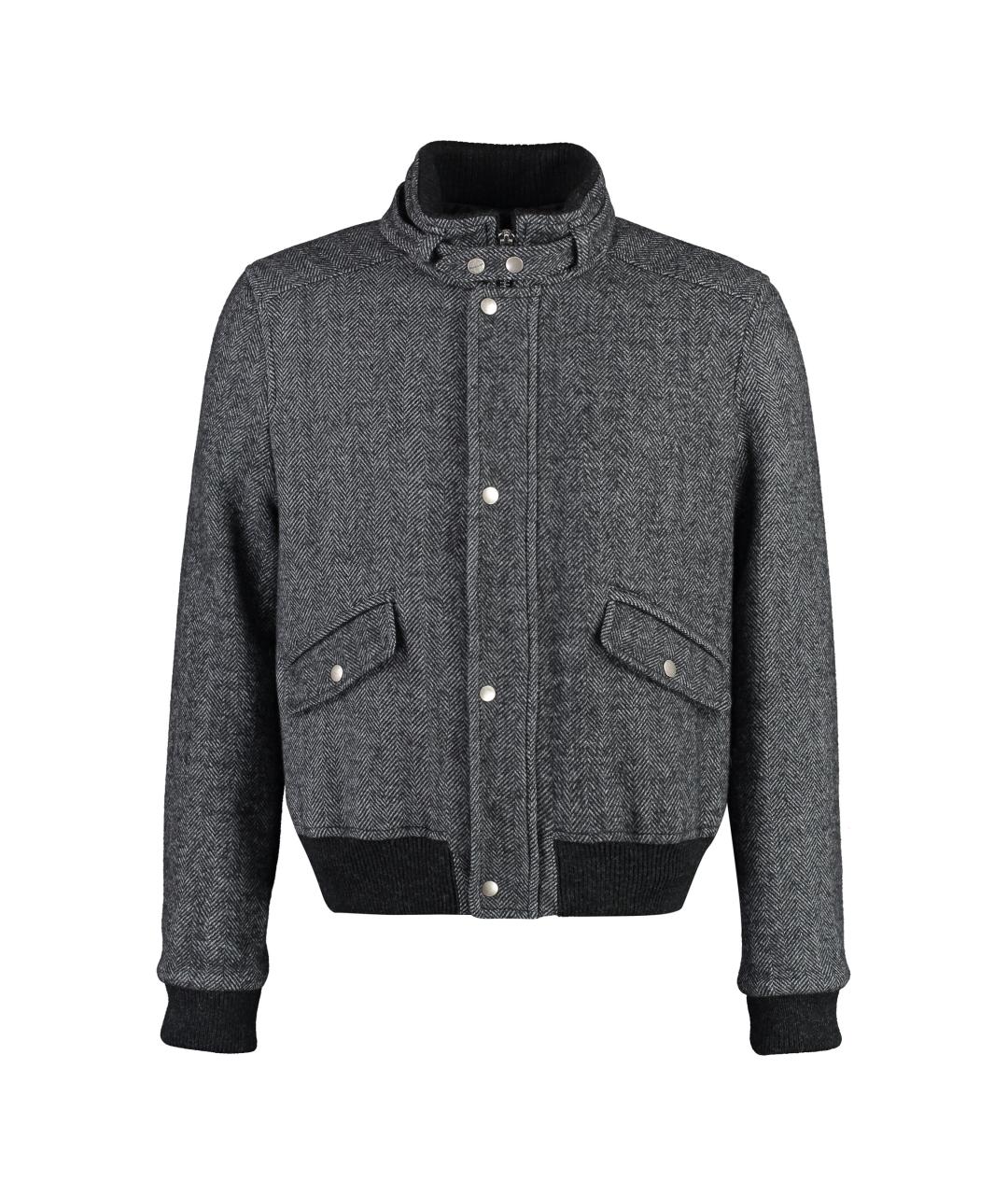 ISABEL MARANT Серая шерстяная куртка, фото 1