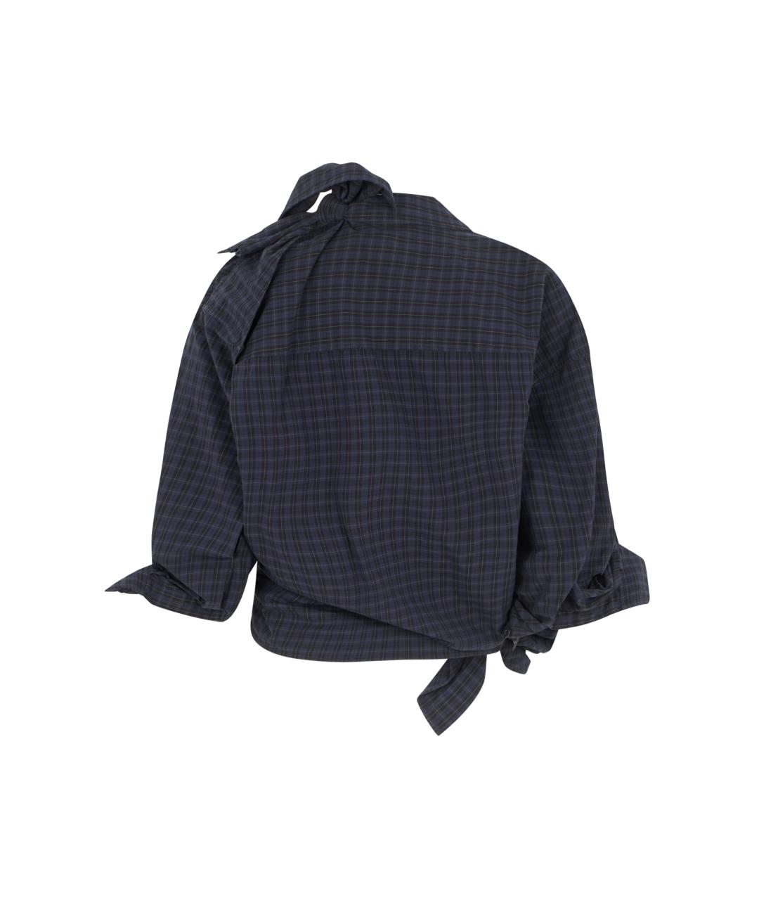 ALEXANDER WANG Синяя хлопковая рубашка, фото 2