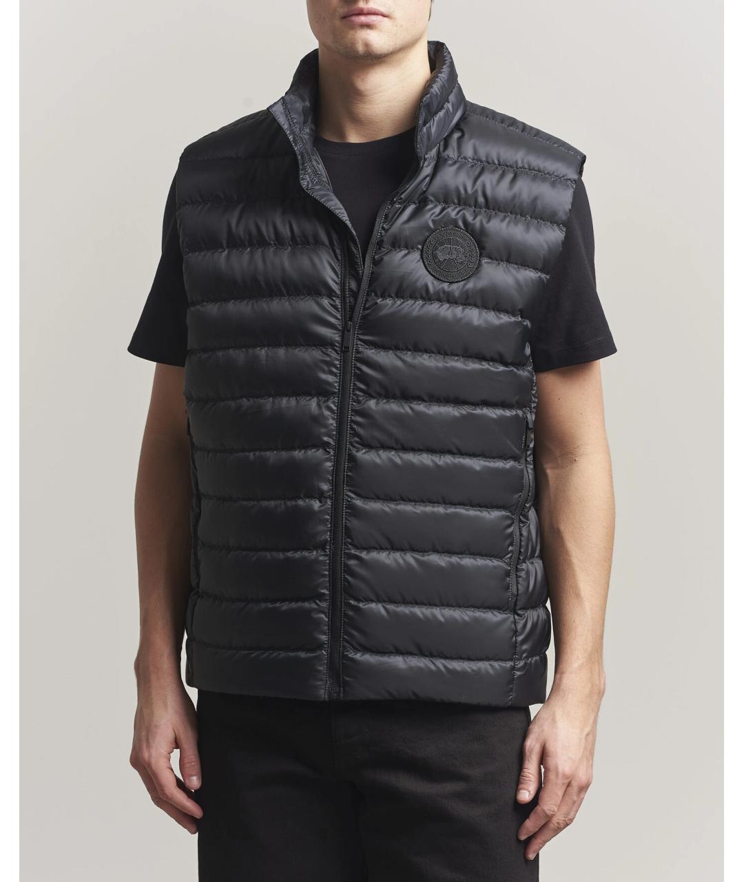 CANADA GOOSE Черный полиамидовый жилет, фото 3