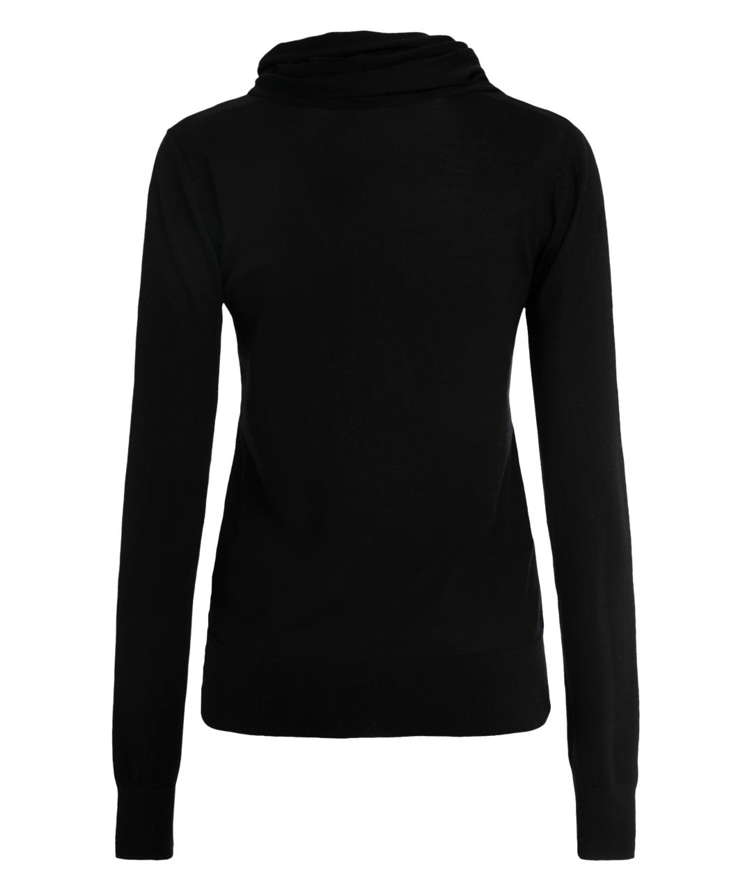 TOTEME Черный шерстяной джемпер / свитер, фото 2