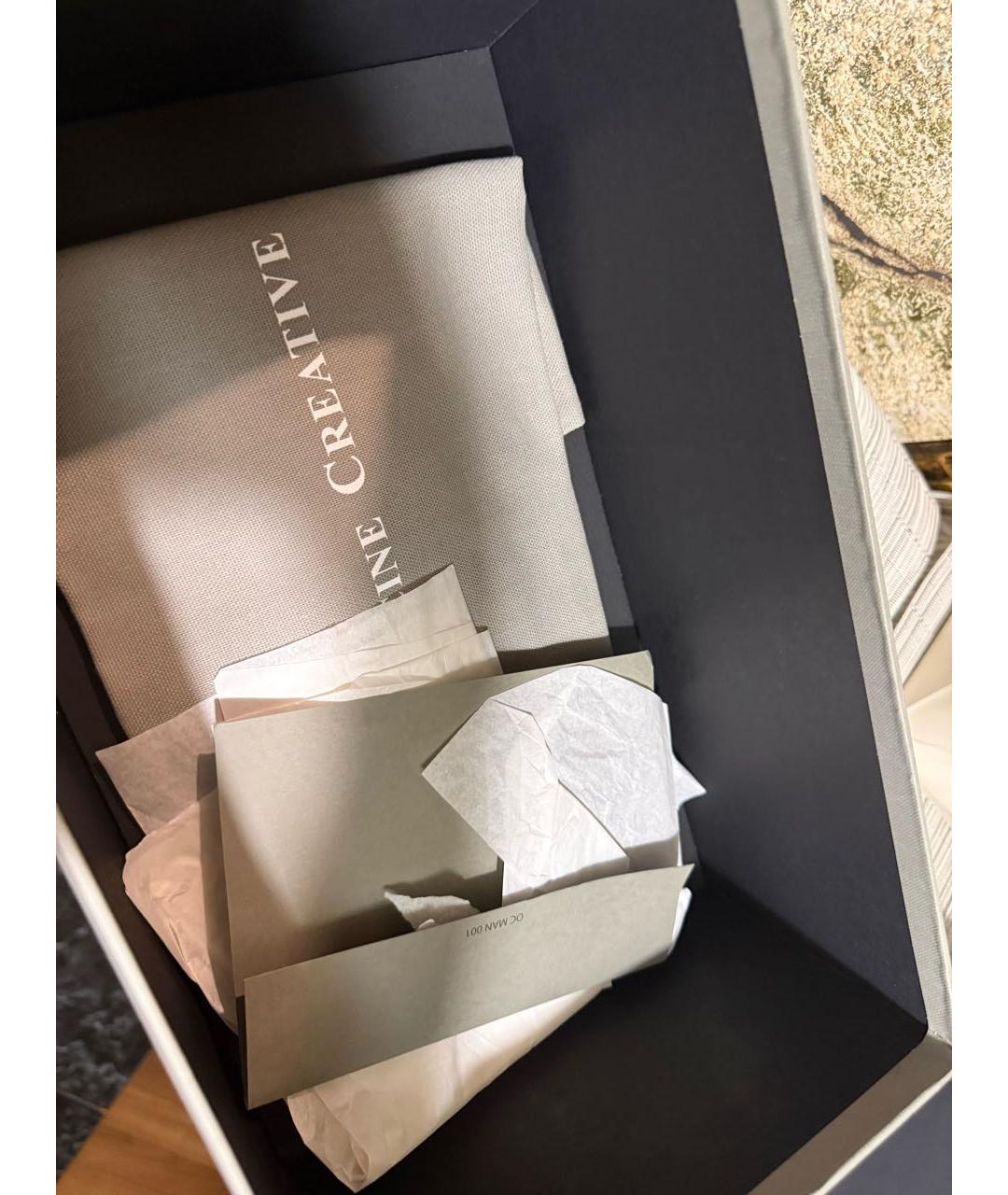 OFFICINE CREATIVE Белые кожаные кроссовки, фото 7