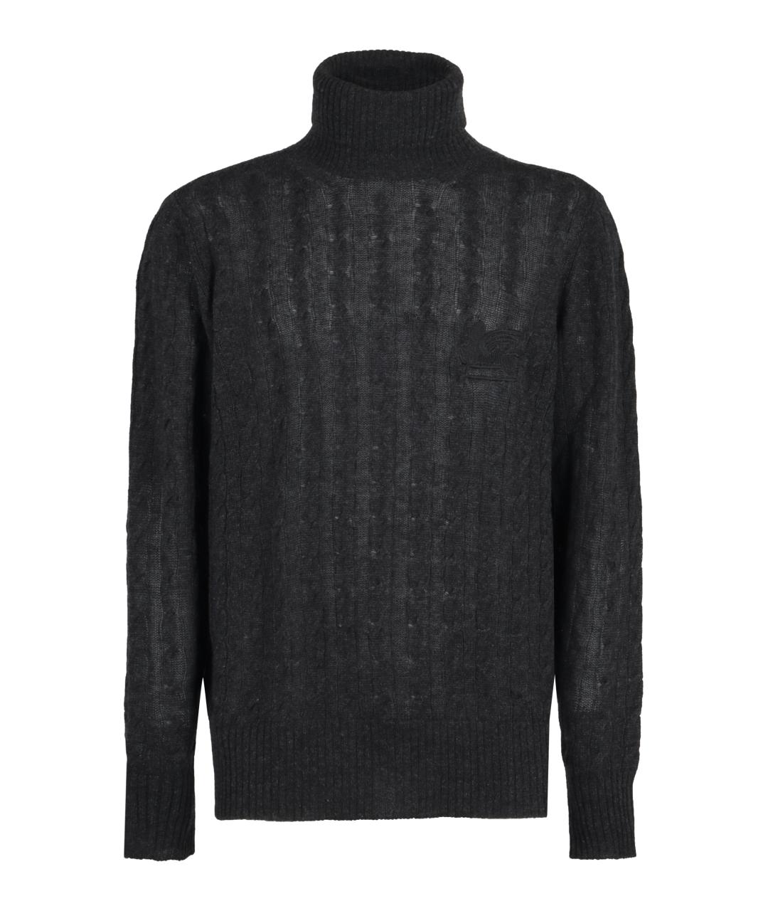 ETRO Серая кашемировая водолазка, фото 1