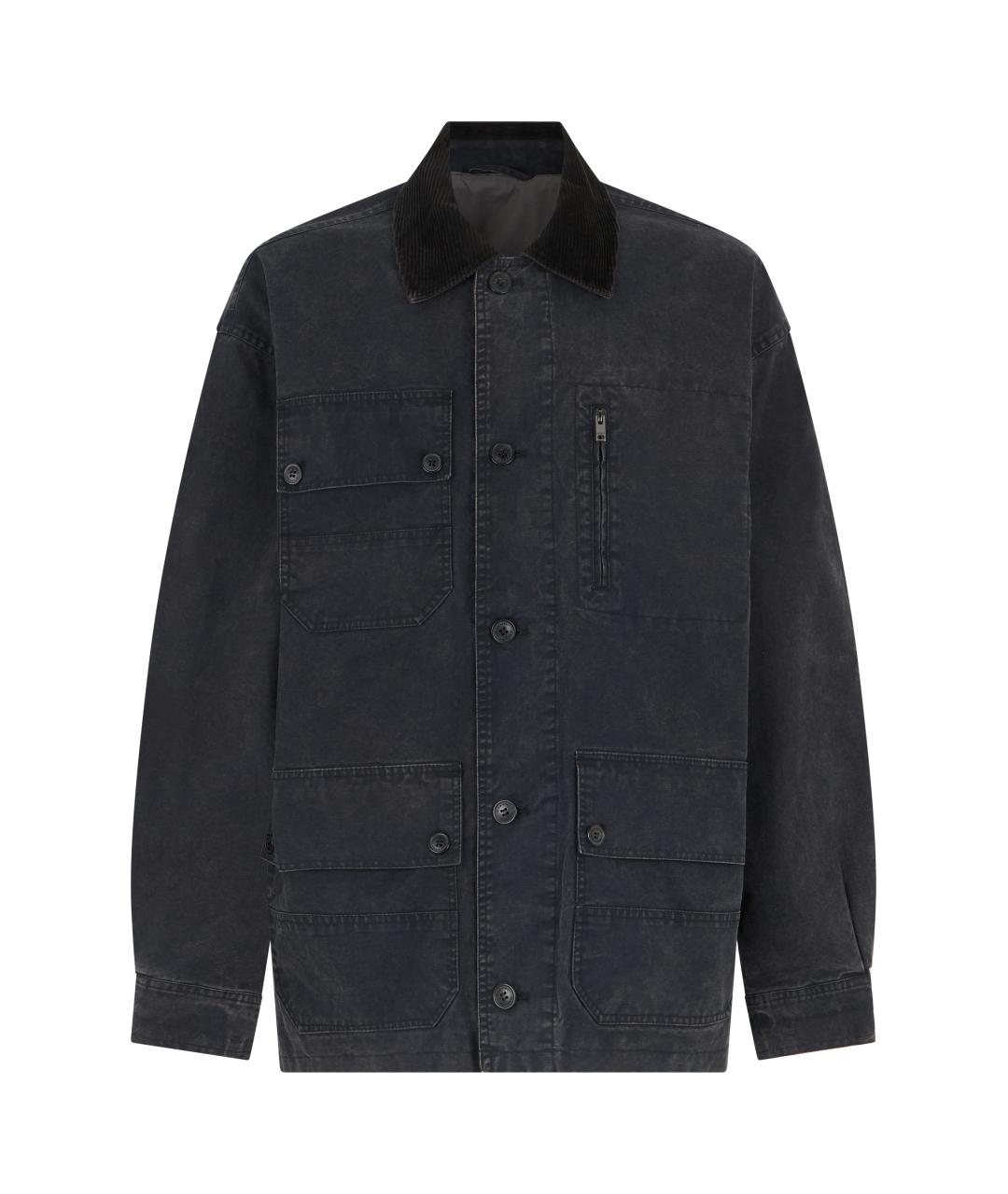 ISABEL MARANT Черная хлопковая куртка, фото 1