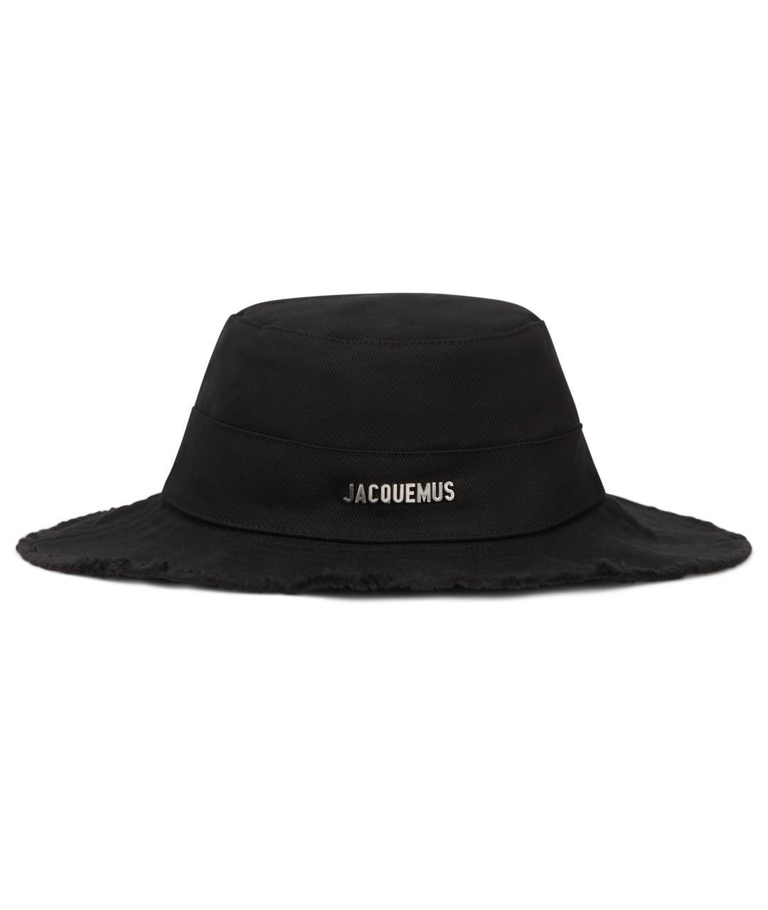 JACQUEMUS Черная хлопковая шляпа, фото 2