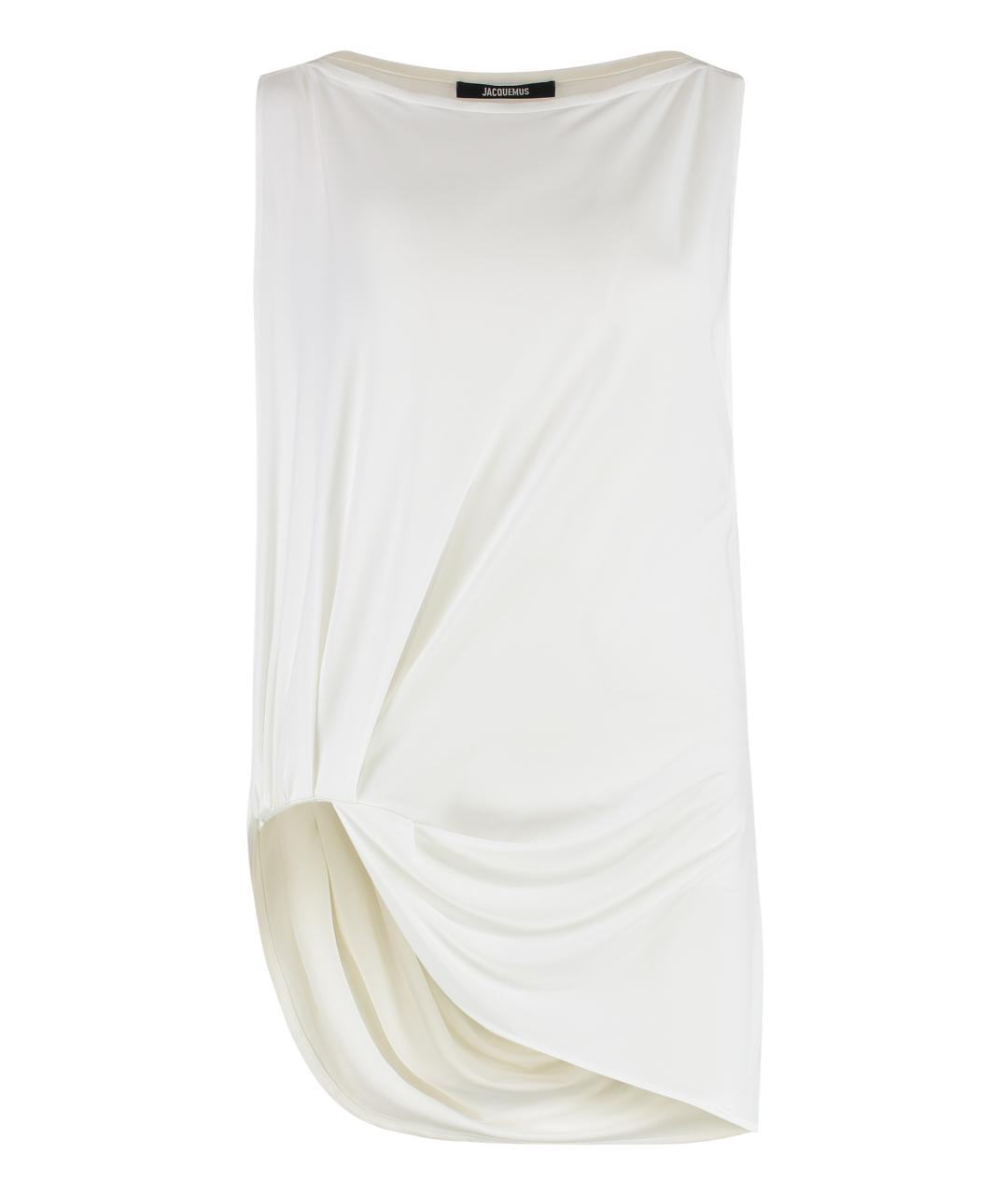 JACQUEMUS Белая вискозная блузы, фото 1