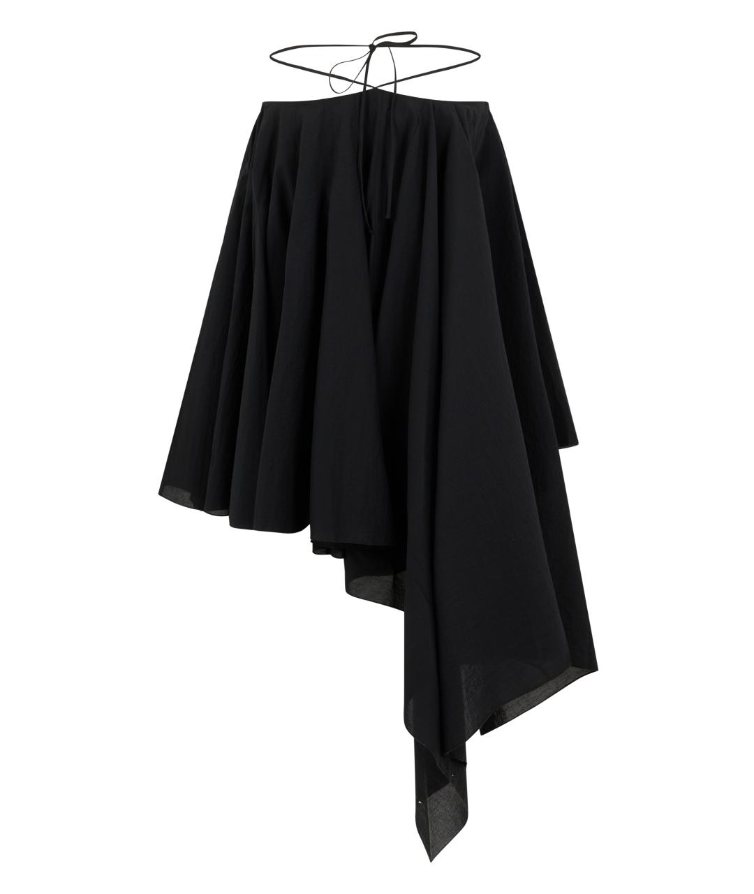 JACQUEMUS Черное хлопковое повседневное платье, фото 2
