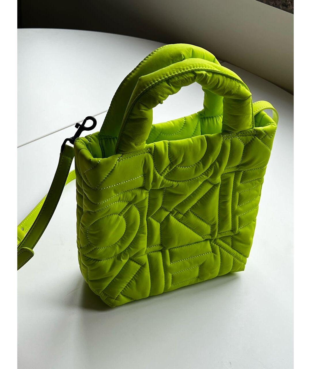 KENZO Зеленая тканевая сумка тоут, фото 2