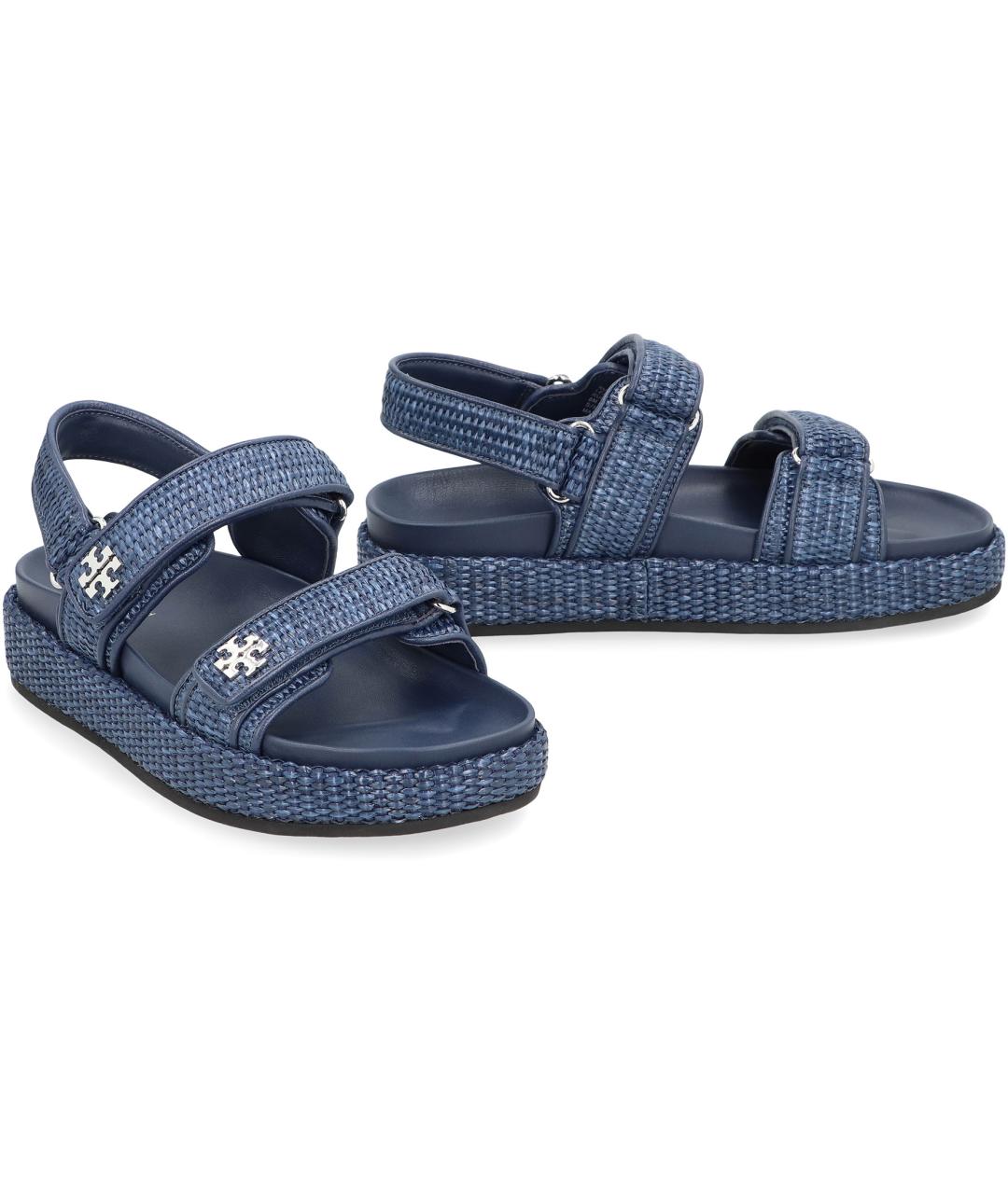 TORY BURCH Синие сандалии, фото 3