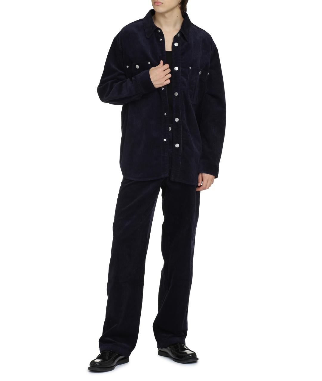 ISABEL MARANT Синяя шерстяная кэжуал рубашка, фото 3