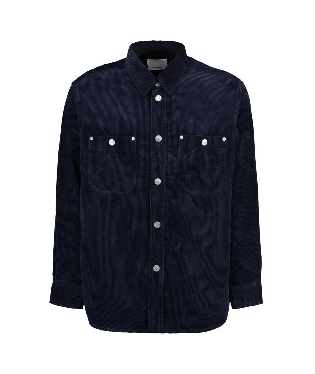 ISABEL MARANT Синяя шерстяная кэжуал рубашка, фото 1