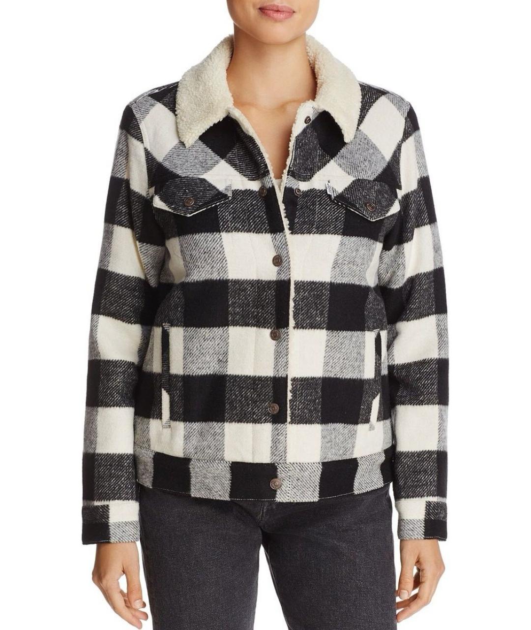 LEVI'S Серая шерстяная куртка, фото 7