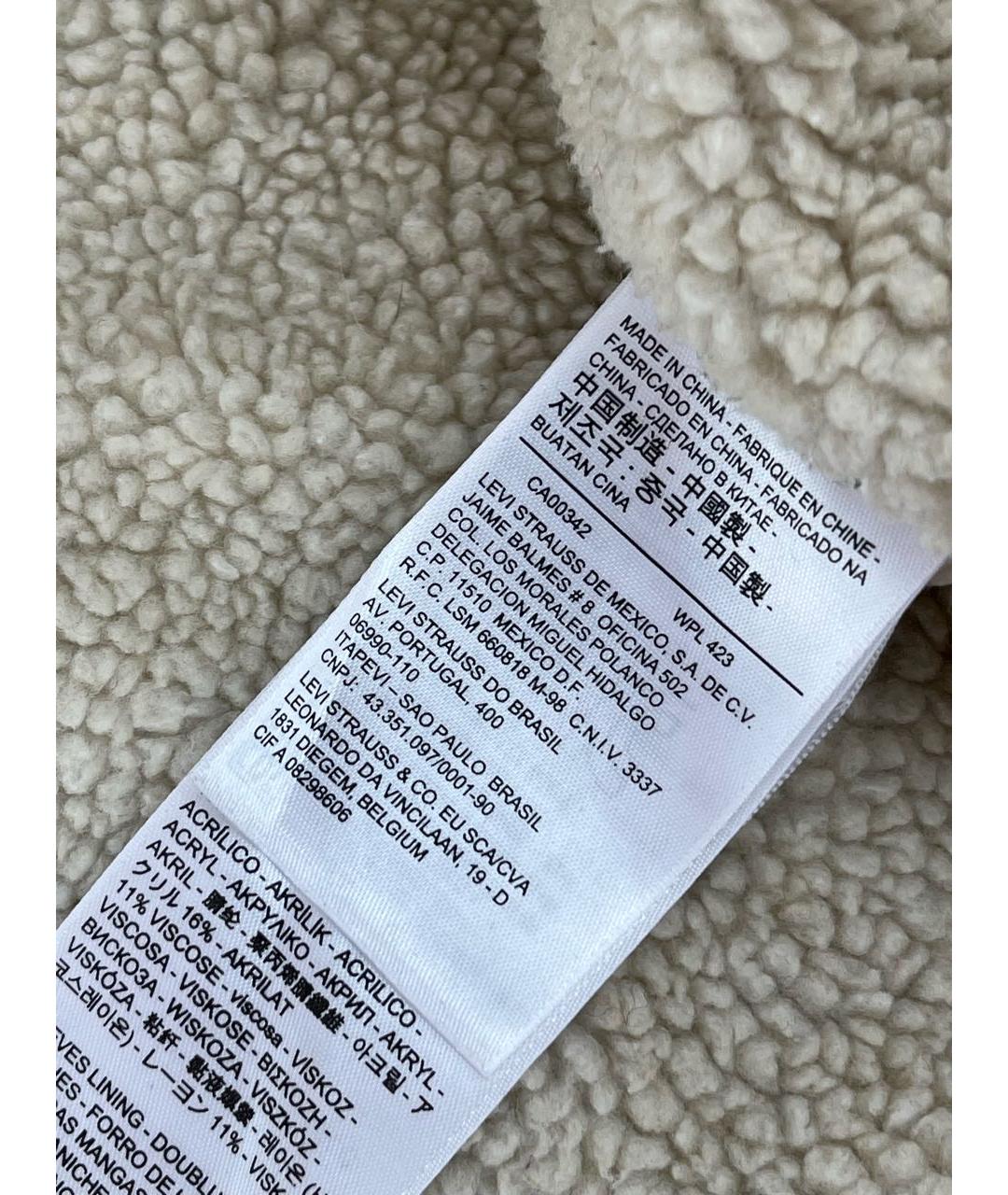 LEVI'S Серая шерстяная куртка, фото 3