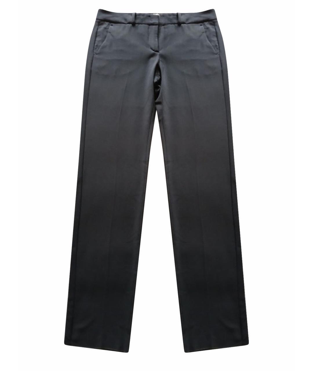 EMPORIO ARMANI Серые шерстяные брюки узкие, фото 1