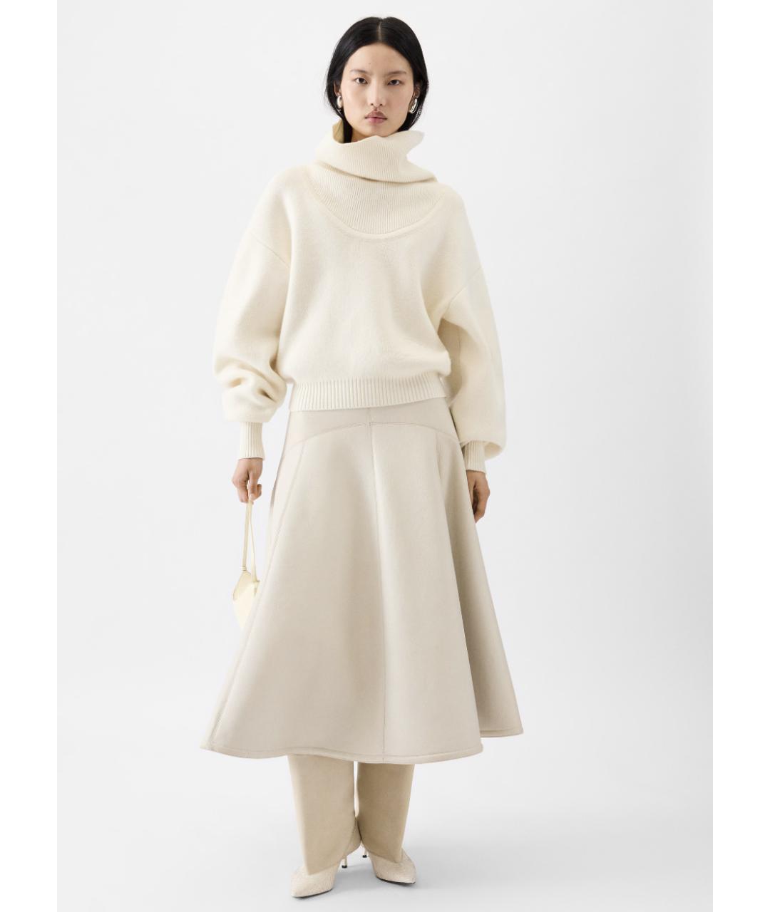 JACQUEMUS Белый шерстяной джемпер / свитер, фото 3