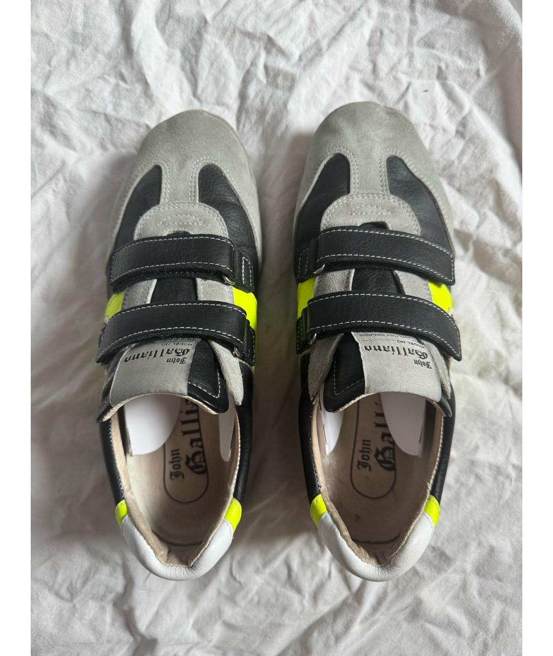 JOHN GALLIANO Мульти кожаные кеды, фото 3