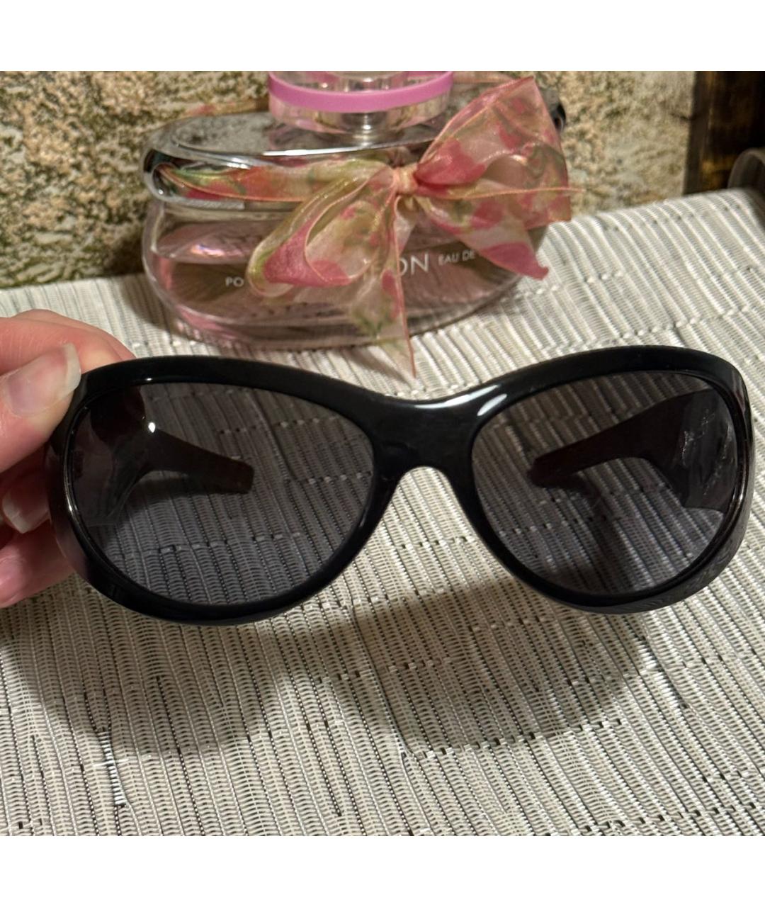 KARL LAGERFELD Черные пластиковые солнцезащитные очки, фото 5