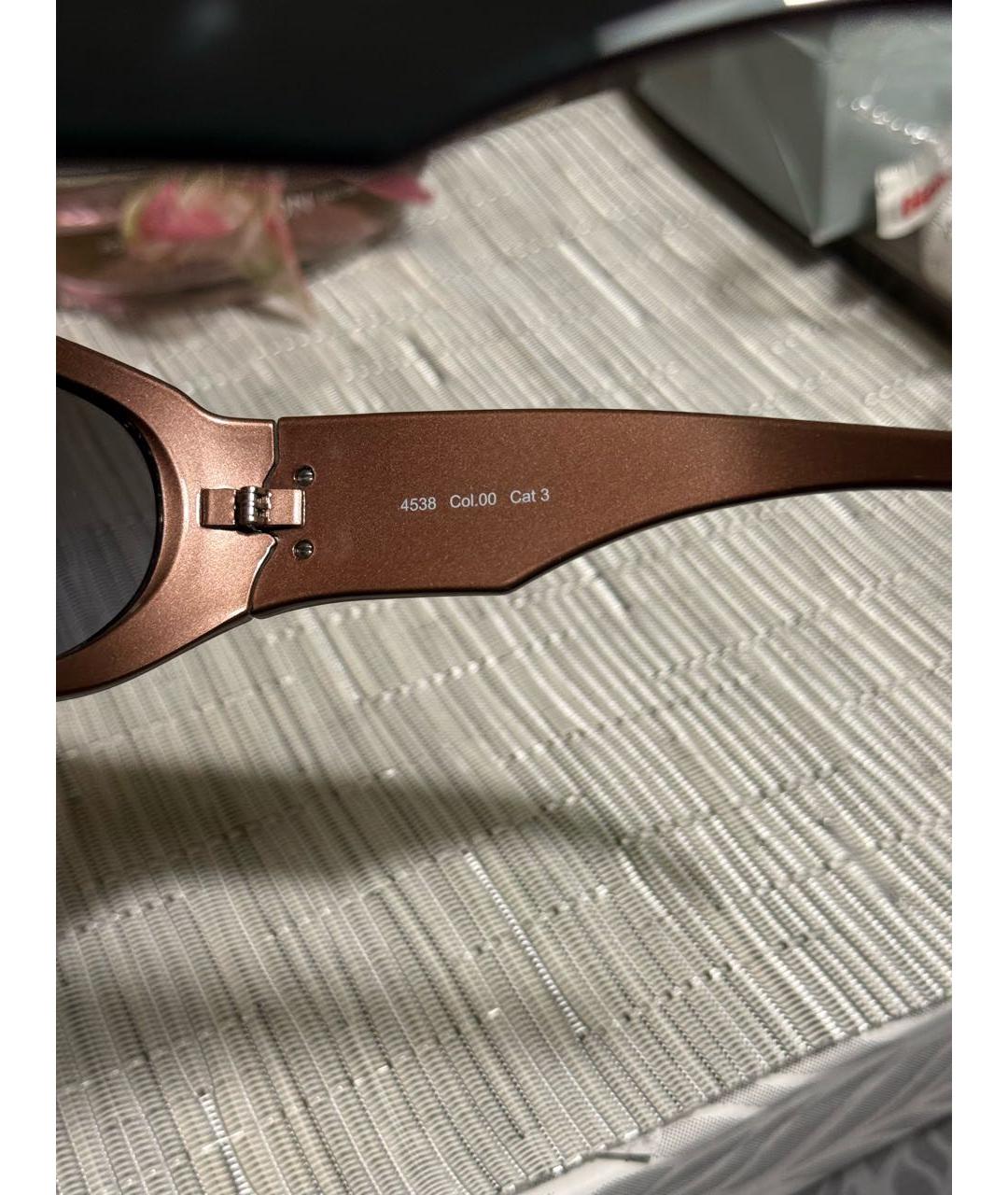 KARL LAGERFELD Черные пластиковые солнцезащитные очки, фото 4