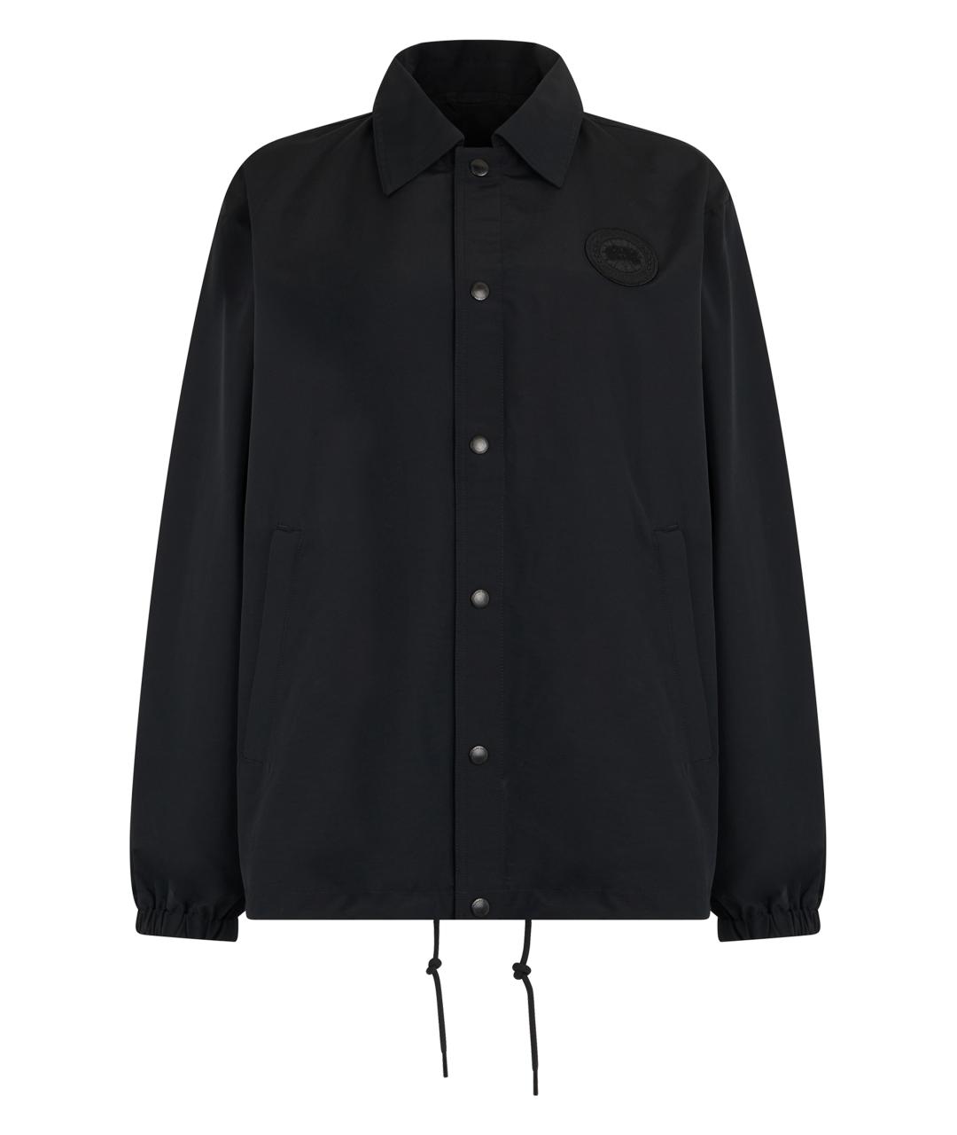 CANADA GOOSE Черная хлопковая куртка, фото 1