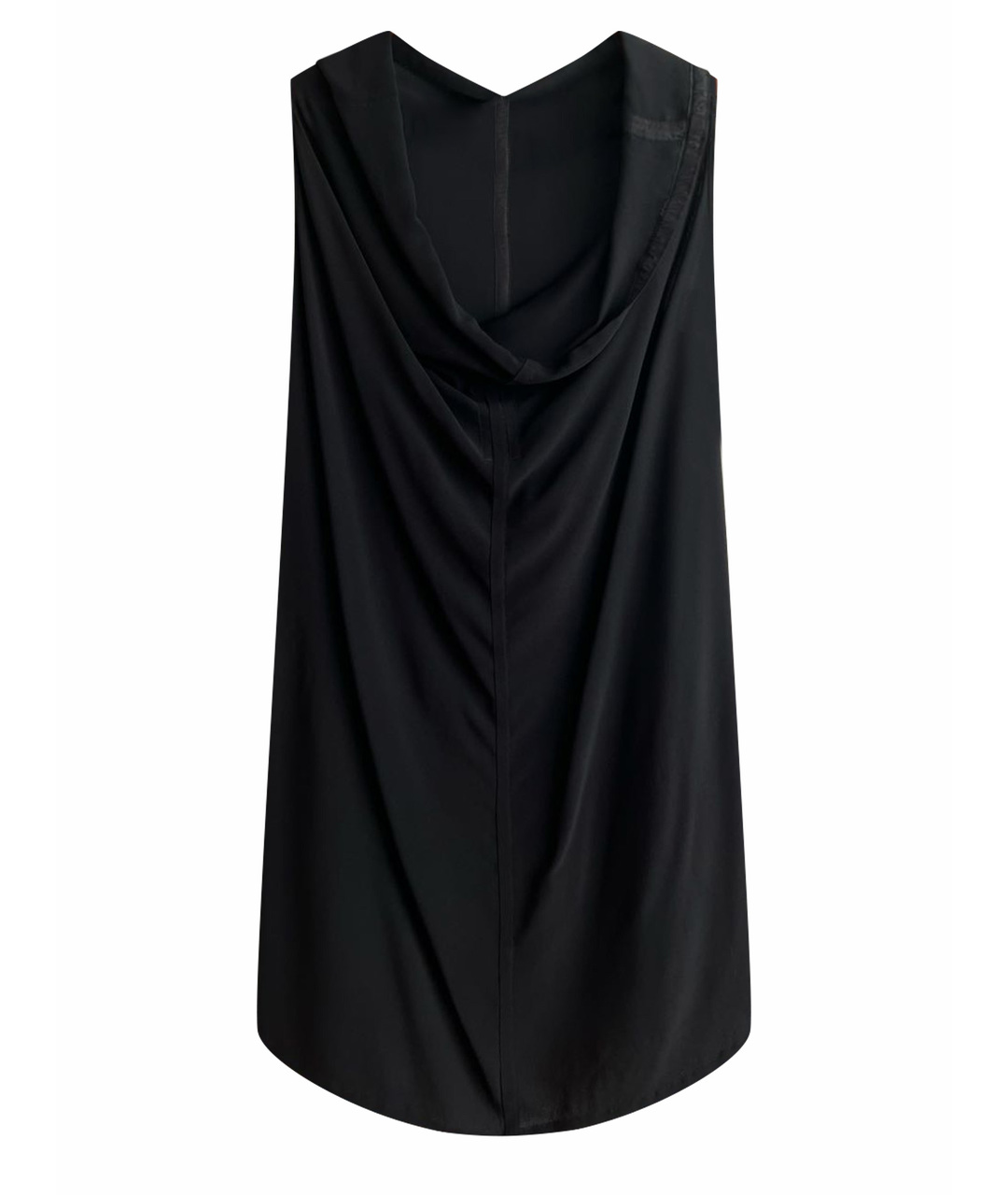 RICK OWENS Черное полиэстеровое платье, фото 1